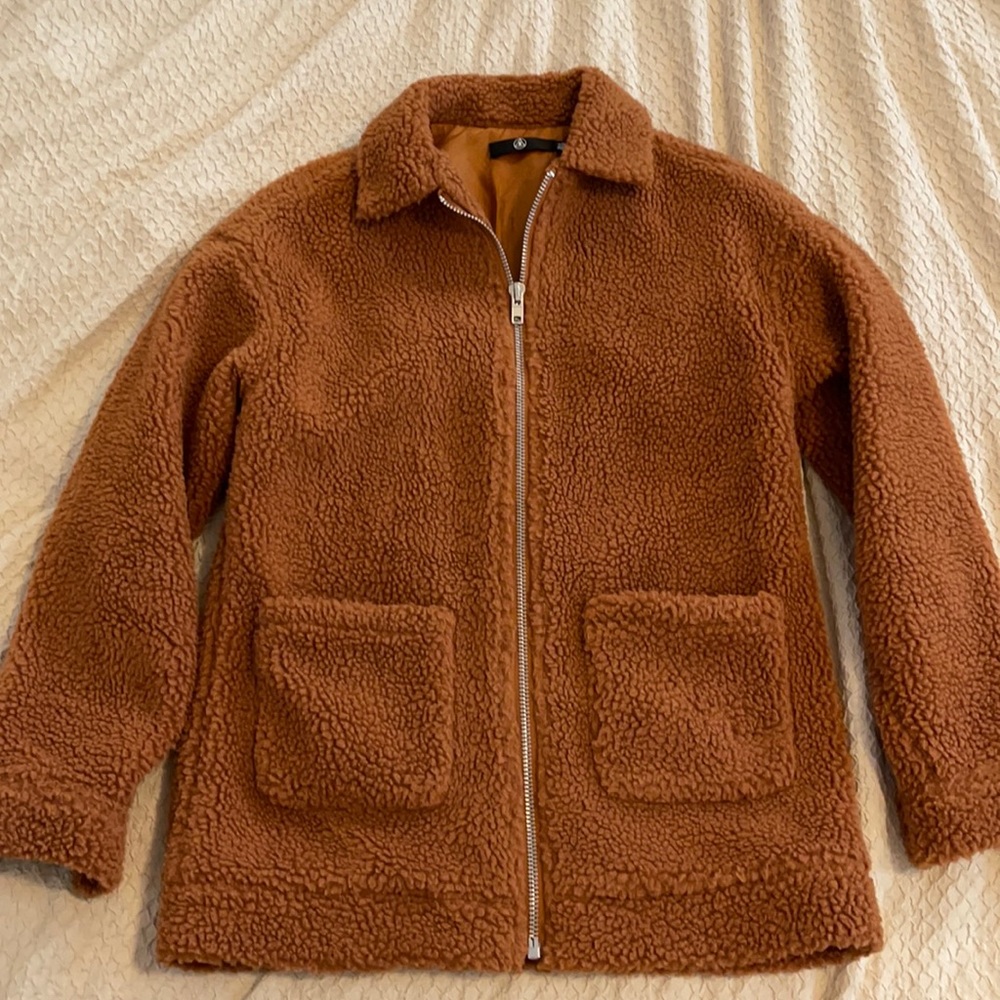 Missguided jacket teddy size US 0